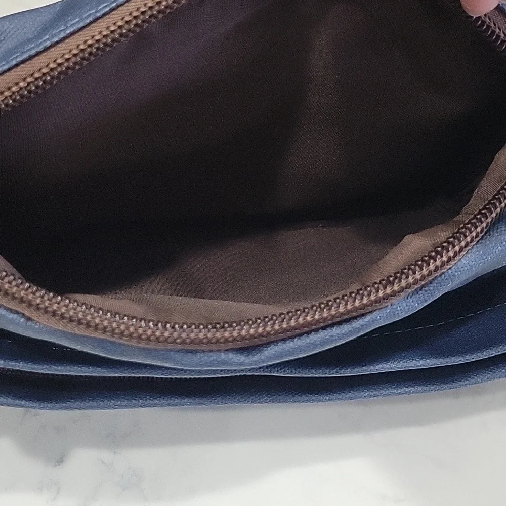 Blue Men's Sling Bag Crossbody Bag Traveler Bag